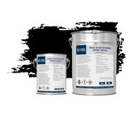 Wixx 2K Revêtement Époxy Métal - RAL 9005 | Noir intense - 10L