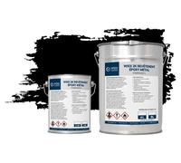 Wixx 2K Revêtement Époxy Métal - RAL 9005 | Noir intense - 5L