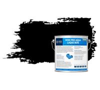 Wixx PRO Aqua Laque Bois Satiné - RAL 9005 | Noir intense - 10L