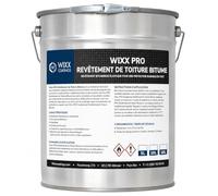 Wixx PRO Revêtement de Toiture Bitume Noir - Noir - 18L