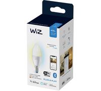 WiZ ampoule LED Connectée Wi-Fi, Flamme E14, Nuances de Blanc, équivelent 40W, 470 lumen, fonctionne avec Alexa, Google Assistant et Apple HomeKit