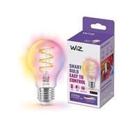 Wiz Ampoule LED connectée Couleur Filament E27 Wi‑Fi équivalent 40W Alexa & Google Assistant