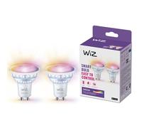 Wiz Ampoule LED connectée GU10 50W 16 millions de couleurs Wi‑Fi/Bluetooth commande vocale pack de 2