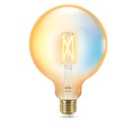 Wiz Ampoule LED Filament G125 Ambre E27 équivalent 50W