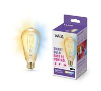 WiZ ampoule LED Connectée Vintage Wi-Fi Edison E27, Nuances de Blanc, équivalent 50W, 640 lumen, fonctionne avec Alexa, Google Assistant et Apple HomeKit