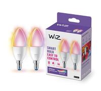 Wiz Ampoules LED Blanc réglable & Couleur B37 E14 2200-6500 K 4,9 W Lot de 2