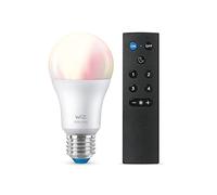 Wiz Ampoule LED connectée Wi‑Fi E27 – 806 lm équivalent 60W + télécommande, Alexa/Google/HomeKit