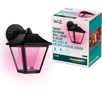 Wiz - Applique murale extérieure Classic LED connectée 16 millions de couleurs Wi-Fi IP44 Noir