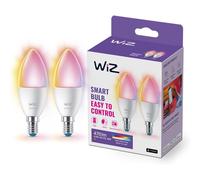 WIZ C.E14 Colors 2x Ampoule intelligente Wi-Fi RGBW E14