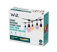 Wiz – Guirlande lumineuse connectée String Suspension LED – 15 m, 16M couleurs, IP65, Noir