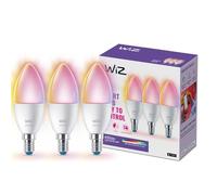 Wiz Tunable White & Color Lot de 3 ampoules LED B37 E14, 2200-6500 K, 4,9 W, 8720169075672, B37