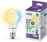 WiZ Lampe LED intelligente ultra efficace, E27 efficacité énergétique A, économe en énergie, automatisation et contrôle intelligent par application/voix via Wi-Fi