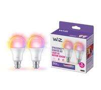 WiZ Lot de 2 ampoules intelligentes couleur A60 B22