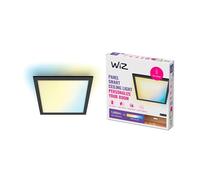 WiZ plafonnier Wi-Fi carré, nuances de blanc, 12W, Noir, fonctionne avec Alexa, Google Assistant et Apple HomeKit