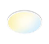 Wiz Plafonnier LED SuperSlim 22W Wi‑Fi – Nuances de blanc – Compatible Alexa & Google Assistant