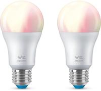 WiZ Smart Bulb E27 60W Equivalent Dimmable Blanc et Couleur Wi-Fi