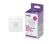 Wiz Smart Motion Sensor, Détecteur de Mouvement sans Fil (Piles incluses), Blanc, Détecte Les mouvements avec Une portée de 3m, Contrôle Les Ampoules et luminaires d'intérieurs Wiz