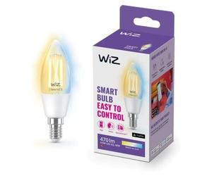WIZ Whites Bombilla LED Wi-Fi Filamento 4.9W E14 C35 Blanco Regulable