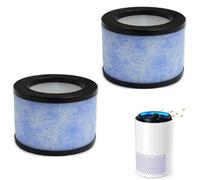 Wjelet Lot de 2 filtres de rechange HEPA DH-JH01/JH06 pour purificateur d'air Conopu DH-JH01/DH-JH06, filtre purificateur d'air Conopu, filtration à charbon actif en 4 étapes