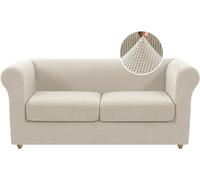 WJHDWYD Couvercle de canapé avec des accoudoirs, Stretch Chesterfield canapé, Universal Modern Non GLIP Couvercle de(Fossi,2 Posti)