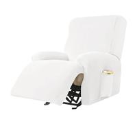 WJHDWYD Housse de fauteuil inclinable électrique | Housse de fauteuil inclinable électrique élastique avec poches universelles avec accoudoirs (Y, 2Posto)