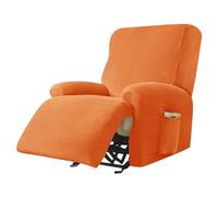 WJHDWYD Housse de fauteuil inclinable électrique | Housse de fauteuil inclinable électrique élastique avec poches universelles avec accoudoirs (I, 2Posto)