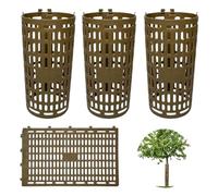 WJIAYAO Protections pour Tronc d'arbre Protecteurs de Tronc d'arbre, Protecteur d'écorce Extensible, Protections Couverture Plante en Plastique Flexible for empêcher Le Filet