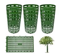 WJIAYAO Protections pour Tronc d'arbre Protecteurs de Tronc d'arbre, Protecteur d'écorce Extensible, Protections Couverture Plante en Plastique Flexible for empêcher Le Filet