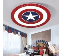 WJLL Plafonnier pour enfants Moderne Lampe de Plafond LED Créatif Applique Dimmable Avec Metal Télécommande Abat-jour en acrylique La Chambre des enfants Chambre Éclairage Lustre décoratif,40cm