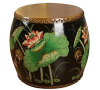WJVXDP Tabouret de Tambour de Style Chinois, Tabourets de Jardin Décoratifs | Tabouret Chinois en Bois, Table D'appoint, Support for Plantes, Repose-pieds Classique for Salon(Color 24)