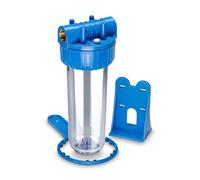 WK Kit complet réservoir vide filtration eau 25,4 cm | Support de fixation inclus ouverture incluse, pour le montage