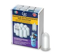 WK - Polyphosphates pour chaudière, recharge universelle de 10 pastilles de poudre concentrée pour filtration d'eau, agit comme anticalcaire et anti-corrosif