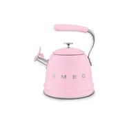 Bouilloire sifflante 2,3L style "Années 50" Rose