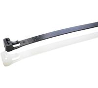 WKK 118127971 118127971 Serre-câble 200 mm 7.60 mm naturel réouvrable, stabilisé aux UV, résistant à lhuile, résistant aux solvants, résistant à lessence 100