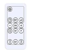 WKOLF Télécommande de rechange compatible avec radiateur de salle de bain Orbegozo SP 6000 SP 6500
