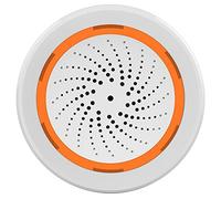 Wlauqueta Capteur de Son et de Lumière ZigBee Neo 90DB Tuya Smart Life Capteur D'Alarme de Sirène Intégré Tuya Capteur de Son et de Lumière Intelligent