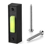Wlauqueta Interrupteur Universel D'Ouvre-Porte de Garage 41A4166 Bouton-Poussoir éClairé Filaire Finition Noire avec Bouton Blanc
