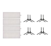Wlauqueta Rouleau de filtre HEPA Brosse principale Balais de nettoyage pour aspirateur robot 360 C50 Pièces de rechange Accessoires