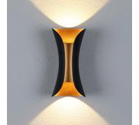 WLBHWL Applique Murale Extérieure À LED 6W/10W/20W/30W, Luminaire Extérieur Noir 3000k, Éclairage Moderne Haut Et Bas pour Décoration De Patio Extérieur, Lumière De Maison, Villas, Hôtel