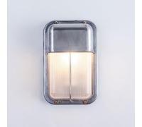 WLBHWL Hublot Nautique Ovale Extérieur, Luminaires De Porche Modernes Antirouille en Aluminium Moulé sous Pression pour Mur Ou Plafond, Emplacement Humide, avec Lentille en Verre Dépoli