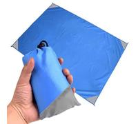 WLHFDC Mini Couverture de Pique-Nique de Poche 140x200cm,Couverture de Plage Imperméable,Lége Tapis de Plage Anti Sable,Portable Natte de Plage pour Camping en Plein Air Randonnée Voyag