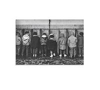 WLHSIN Poster vintage Pipi Pigeon par Robert Doisneau Impression créative sur toile pour salon, chambre à coucher, club, décoration murale 40 x 60 cm