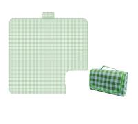 WLIHDB Tapis de Pique-Nique Portable, Lavable, léger et Pliable avec poignée, épais, for la Plage ou Le Camping pour Camping(Green,100x150cm)