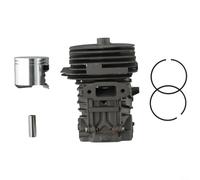 Wlinfetity Cylindre 1143 020 1207 MS251 Tronçonneuse, pour piston 44 mm, bloc cylindrique de rechange avec accessoires, durable et ajusté, 1 pièce