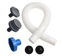 Wlinfetity Kit de connecteur de jet d'eau de piscine avec adaptateur de tuyau skimmer B, buse d'entrée et grille de tamis pour piscine hors sol, ABS/PC pièces de rechange