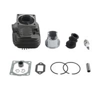 Wlinfetity Kit de pistons pour MS660 066 56 mm cylindre à gros alésage, compatible avec chaînes 064 0640 066 MS640 MS650 MS660 OEM 1122 020 1211, avec kit de joints