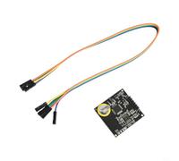 Wlinfetity Module d'affichage de musique 1,3 pouces LCD VU-mètre Affichage de niveau audio Forme d'onde DC 5 V pour appareils audio avec fonction horloge