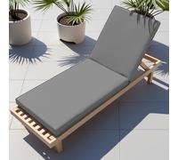 WLXFF Coussin Bain Soleil, Coussin Chaise Longue Coussins pour Jardin Coussin Transat RéSistant à l'eau, Coussin Transat Exterieur, Coussin Rocking Chair, Matelas pour Chaise Longue,No2,183X53X3CM