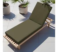 WLXFF Coussin Bain Soleil, Coussin Chaise Longue Coussins pour Jardin Coussin Transat RéSistant à l'eau, Coussin Transat Exterieur, Coussin Rocking Chair, Matelas pour Chaise Longue,No3,193X56X5CM