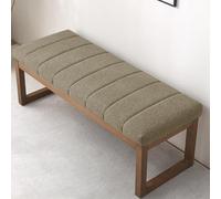 WLXFF Coussins de Banc en Velours Teddy pour mobilier d'intérieur, Coussins de Banc de Baie vitrée pour mobilier d'intérieur, Cousin pour Chaise De Cuisine Et Banc,Beige,80x30cm